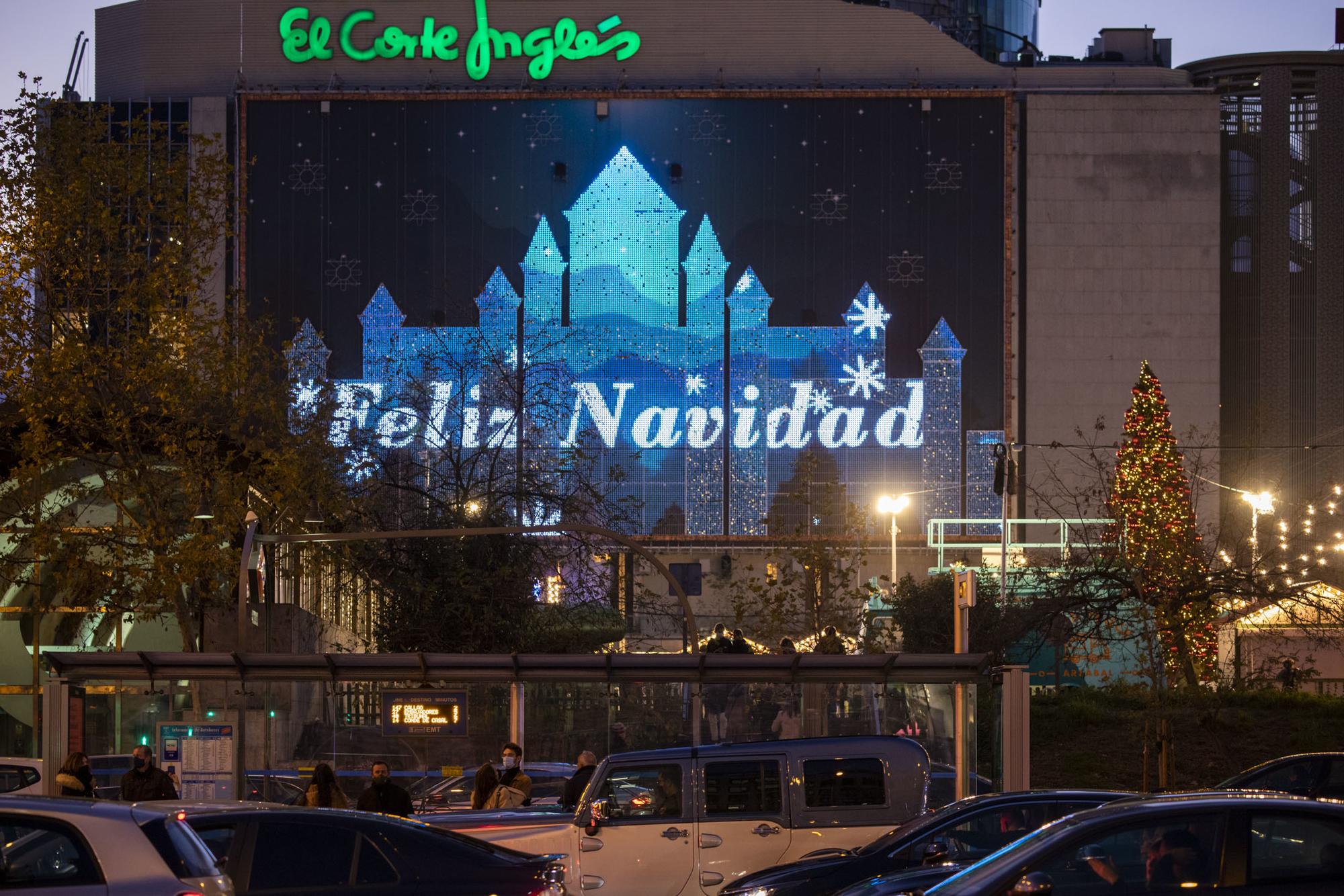 Centro comercial El Corte Inglés Navidad